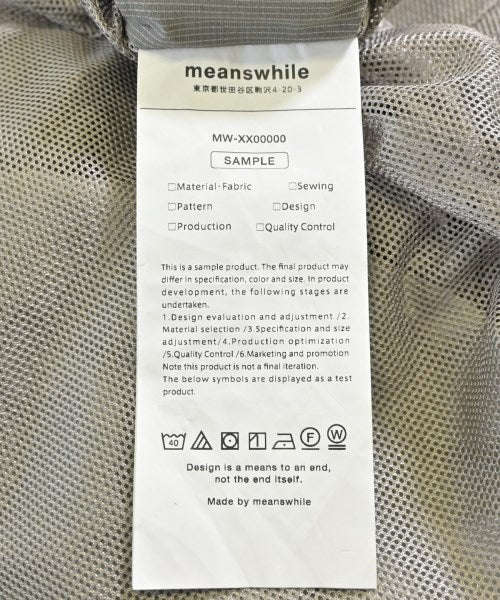 meanswhile เสื้อพาร์กาภูเขา