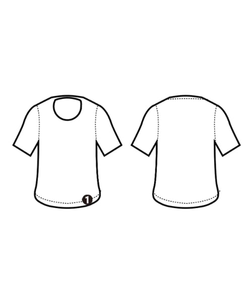 MINNANO เสื้อยืด/เสื้อท็อปส์
