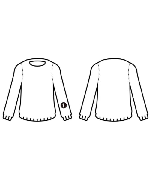 Blue Les Copains เสื้อกันหนาว