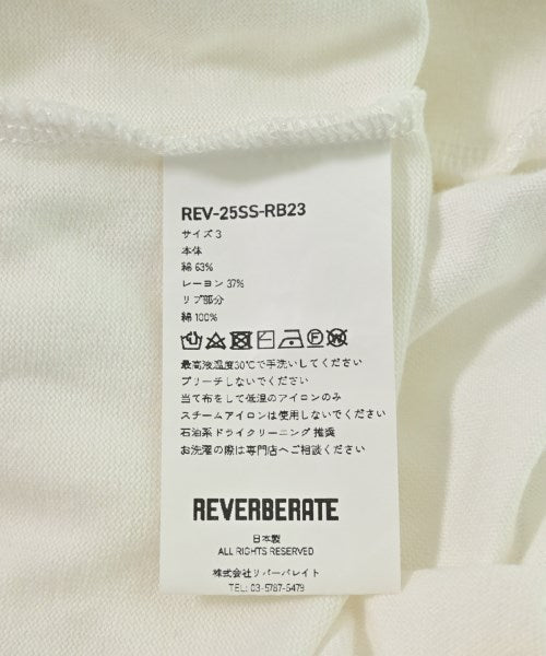 REVERBERATE เสื้อยืด/เสื้อท็อปส์