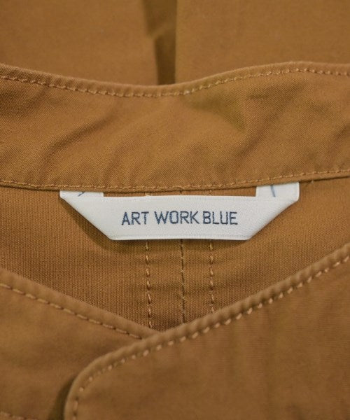Artwork Blue เดรสที่เป็นเสื้อเชิ้ตตัวยาว