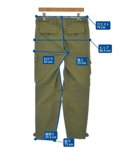 RALPH LAUREN PURPLE LABEL กางเกงมีกระเป๋าข้างกางเกง2-4 กระเป๋า