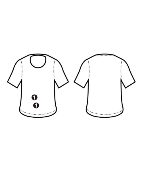 mikomori เสื้อยืด/เสื้อท็อปส์