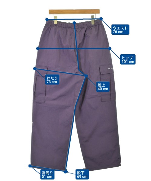 POP TRADING COMPANY กางเกงมีกระเป๋าข้างกางเกง2-4 กระเป๋า