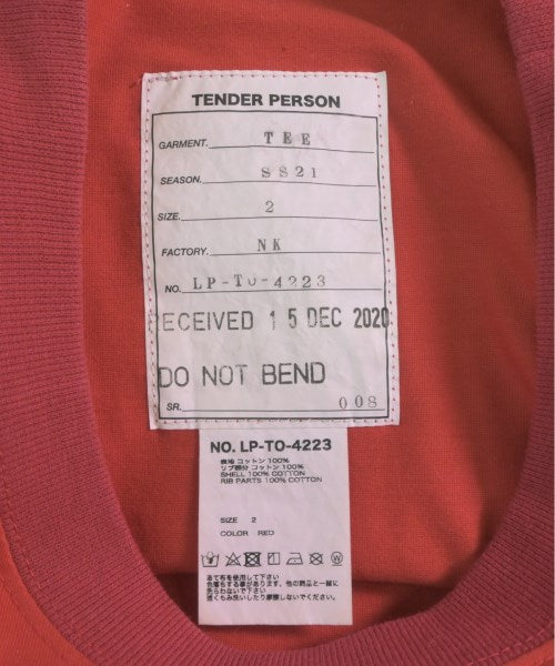 TENDER PERSON เสื้อยืด/เสื้อท็อปส์