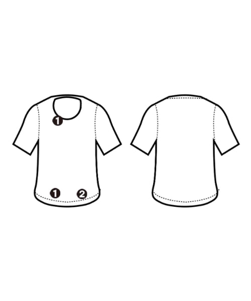 032c เสื้อยืด/เสื้อท็อปส์
