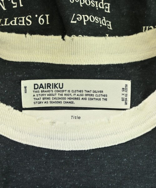 DAIRIKU เสื้อยืด/เสื้อท็อปส์