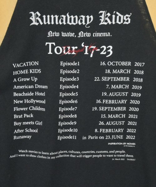 DAIRIKU เสื้อยืด/เสื้อท็อปส์