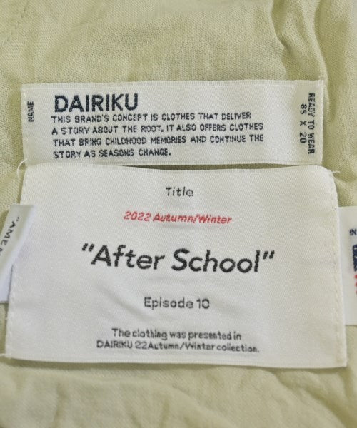 DAIRIKU กางเกงมีกระเป๋าข้างกางเกง2-4 กระเป๋า