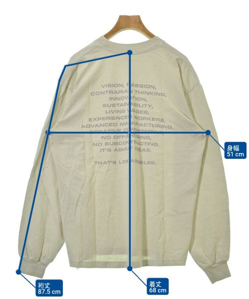 Los Angeles Apparel เสื้อยืด/เสื้อท็อปส์