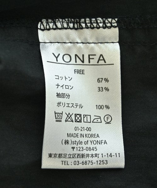 YONFA เดรสที่เป็นเสื้อเชิ้ตตัวยาว