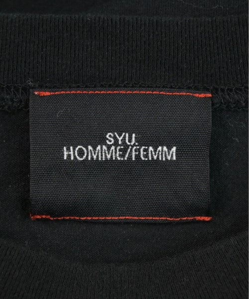 SYU.HOMME/FEMM เสื้อยืด/เสื้อท็อปส์