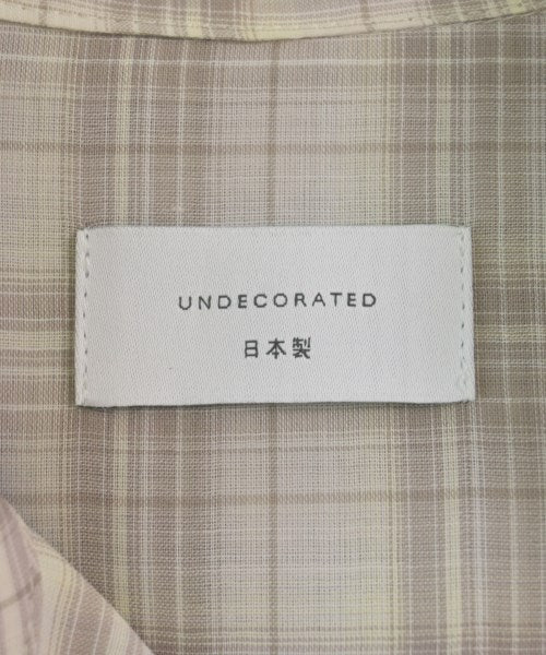 UNDECORATED เสื้อลำลอง
