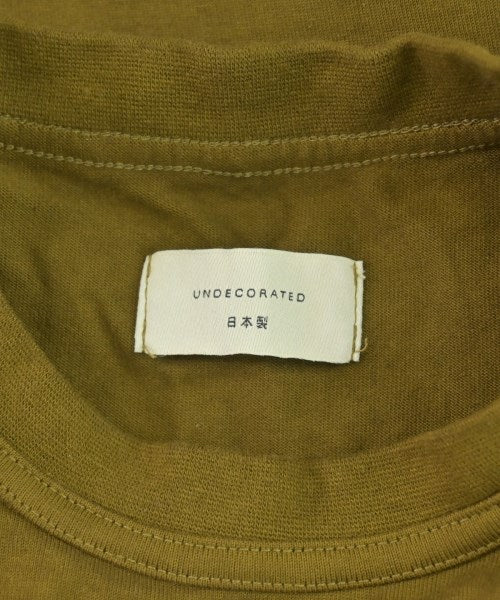 UNDECORATED เสื้อยืด/เสื้อท็อปส์