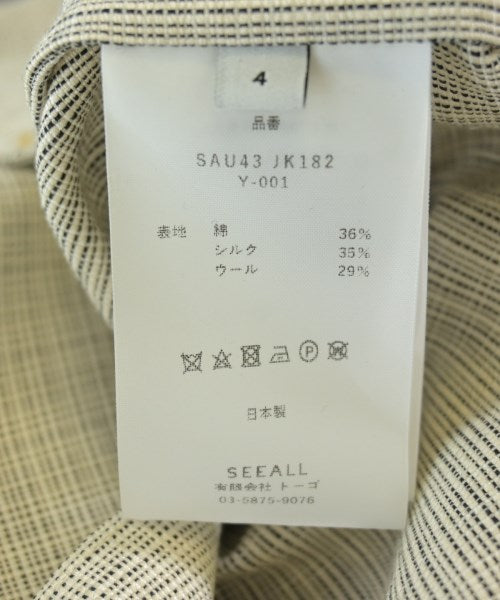 SEEALL เบลเซอร์/แจ็คเก็ตสูท