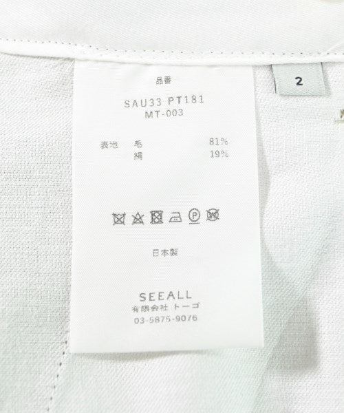 SEEALL กางเกงขายาว