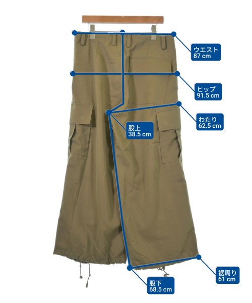 RYO TAKASHIMA กางเกงมีกระเป๋าข้างกางเกง2-4 กระเป๋า