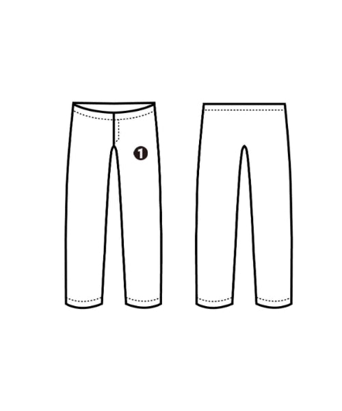 RYO TAKASHIMA กางเกงมีกระเป๋าข้างกางเกง2-4 กระเป๋า