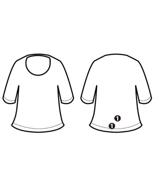 le coeur blanc เสื้อสตรี