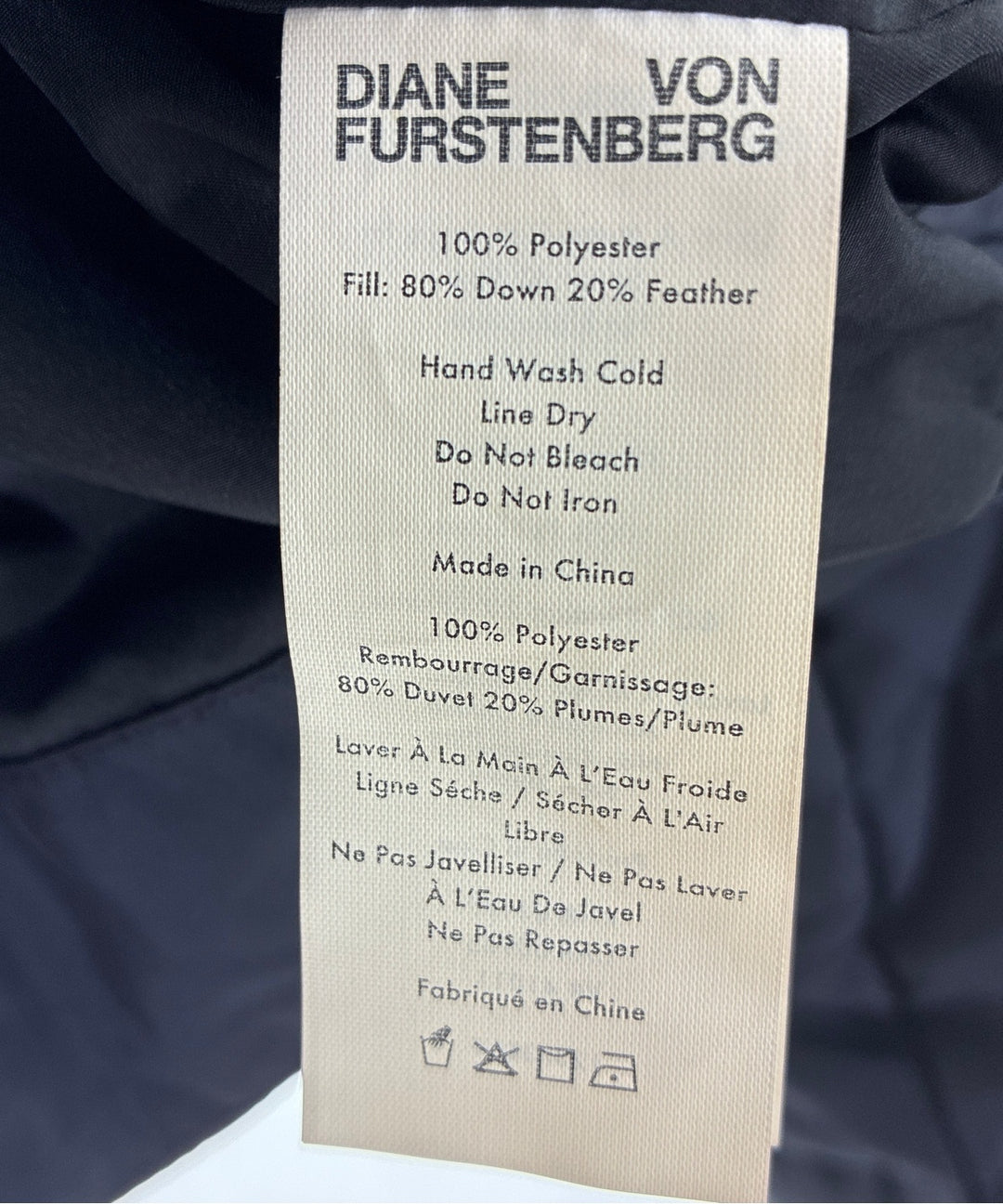DIANE von FURSTENBERG แจ็คเก็ตดาวน์/เสื้อกั๊ก