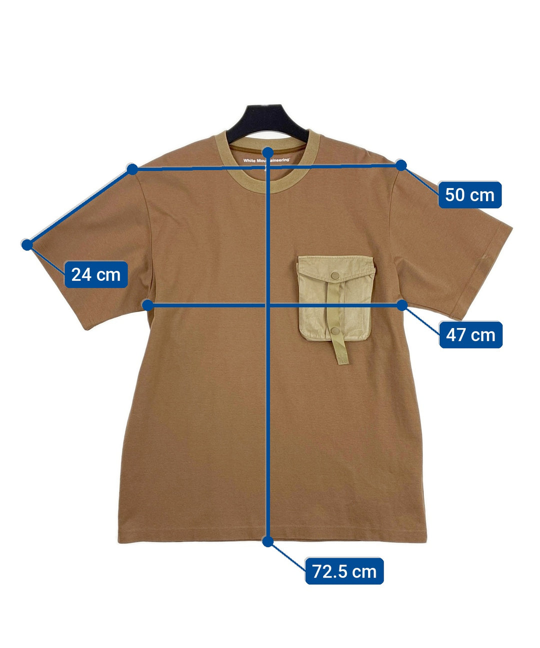 White Mountaineering เสื้อยืด/เสื้อท็อปส์