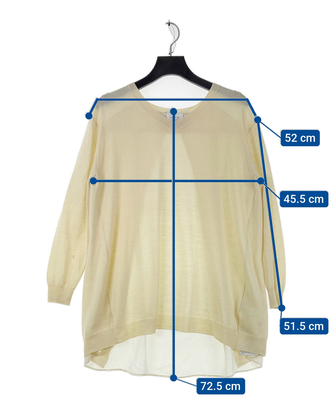 LANVIN en bleu เสื้อกันหนาว