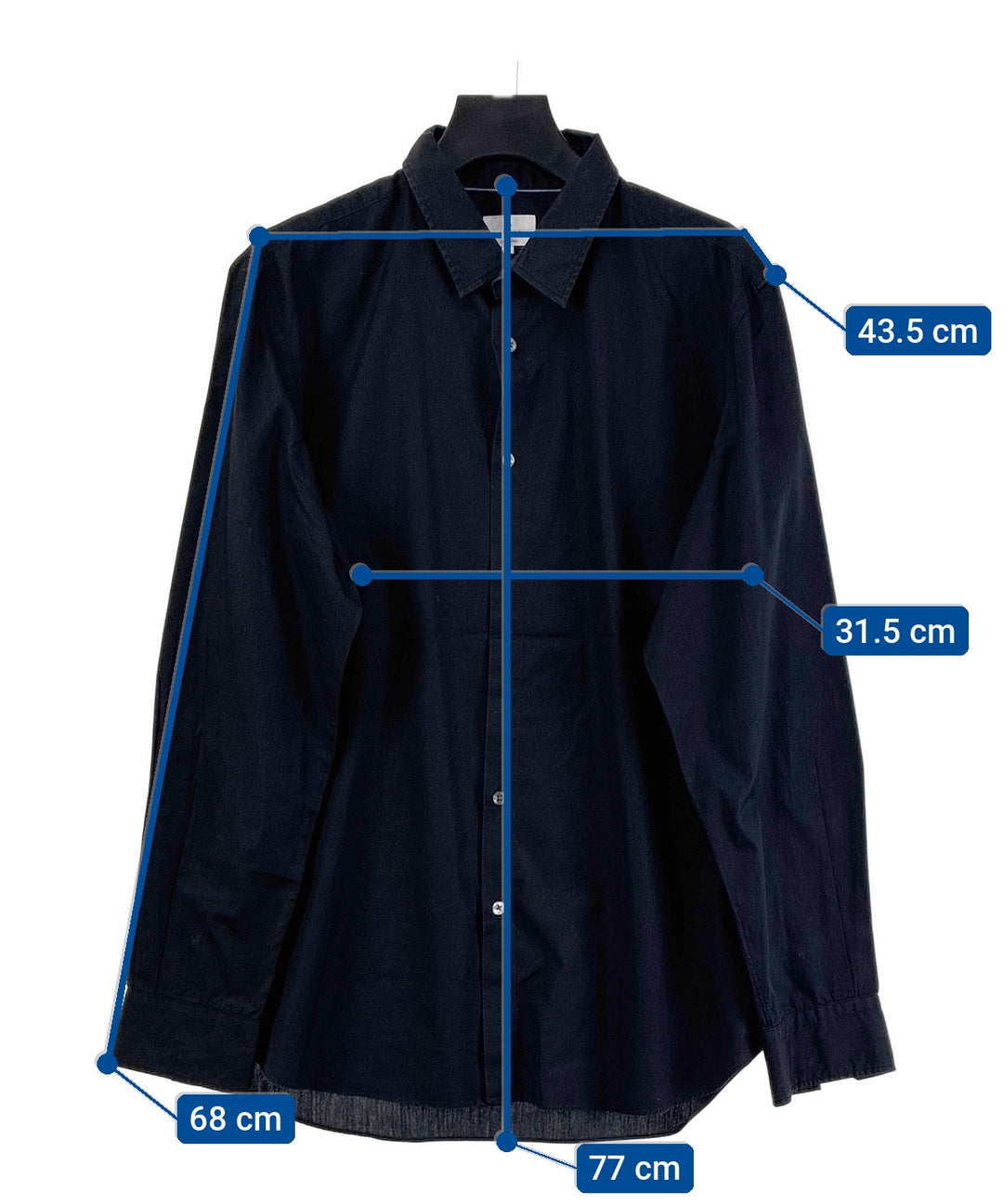 LANVIN en bleu เสื้อเชิ้ตทางการ