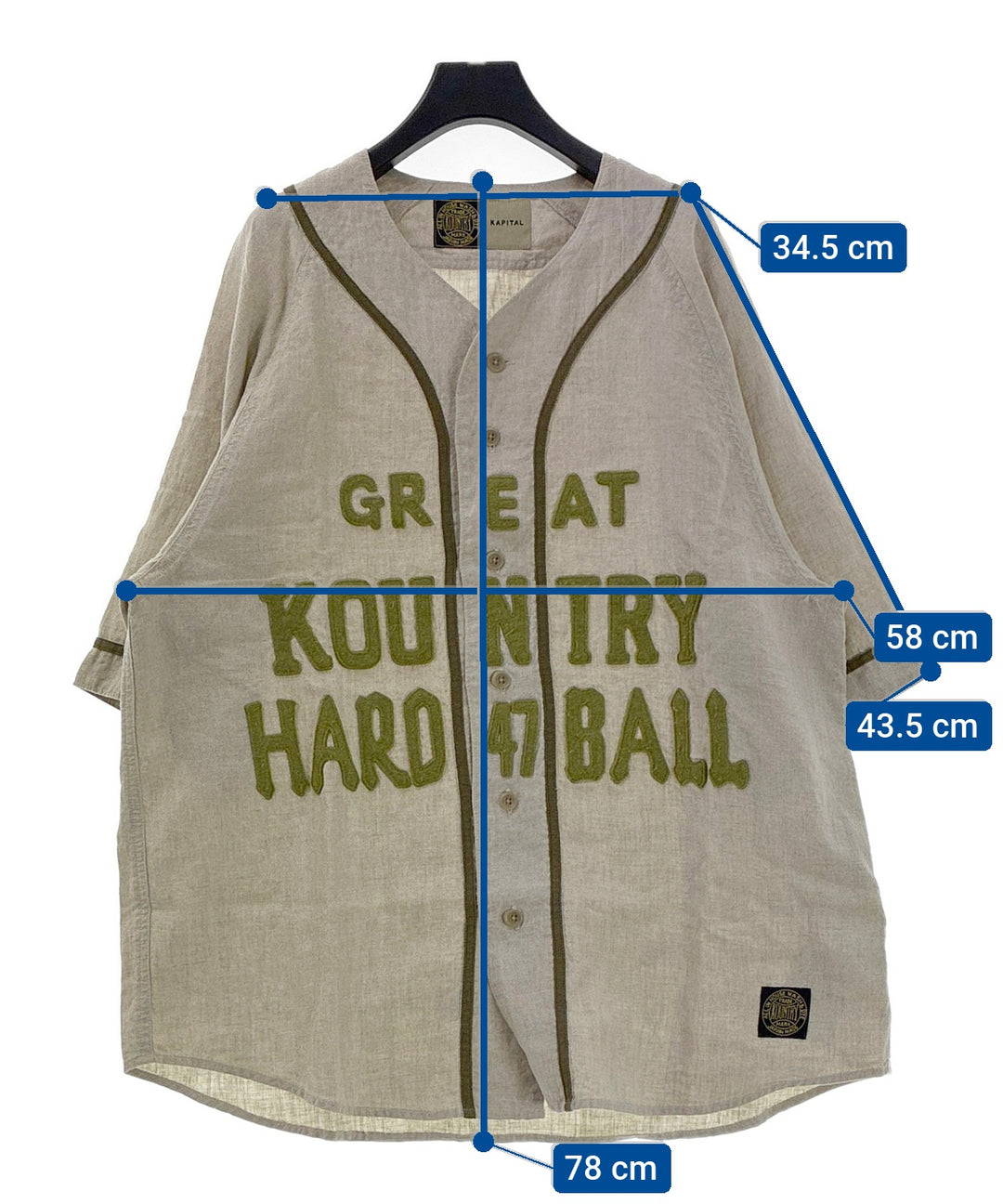 KAPITAL เสื้อลำลอง