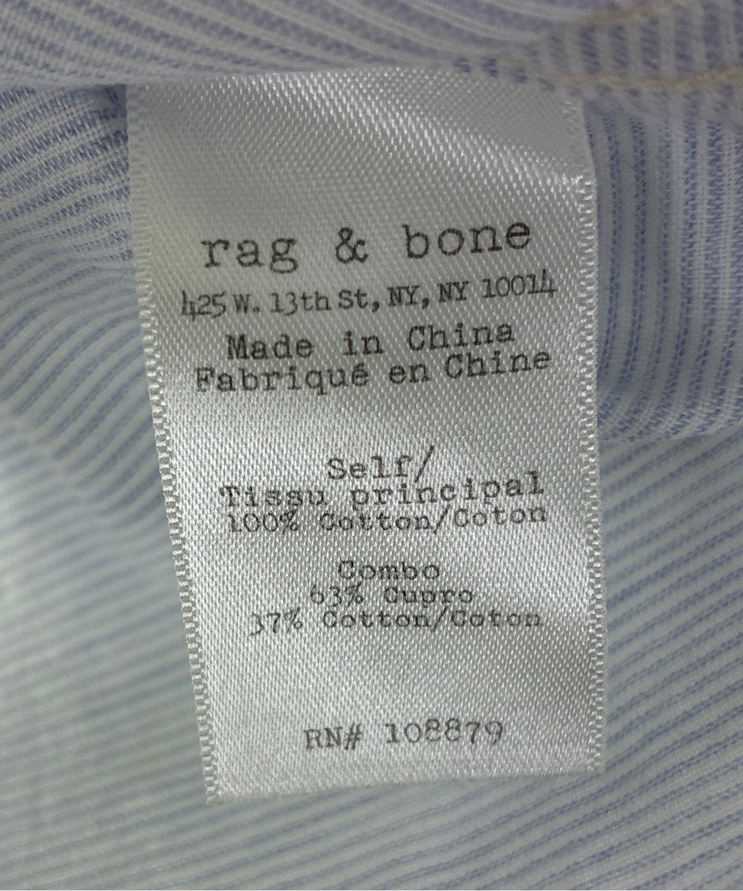 rag & bone เสื้อเชิ้ต