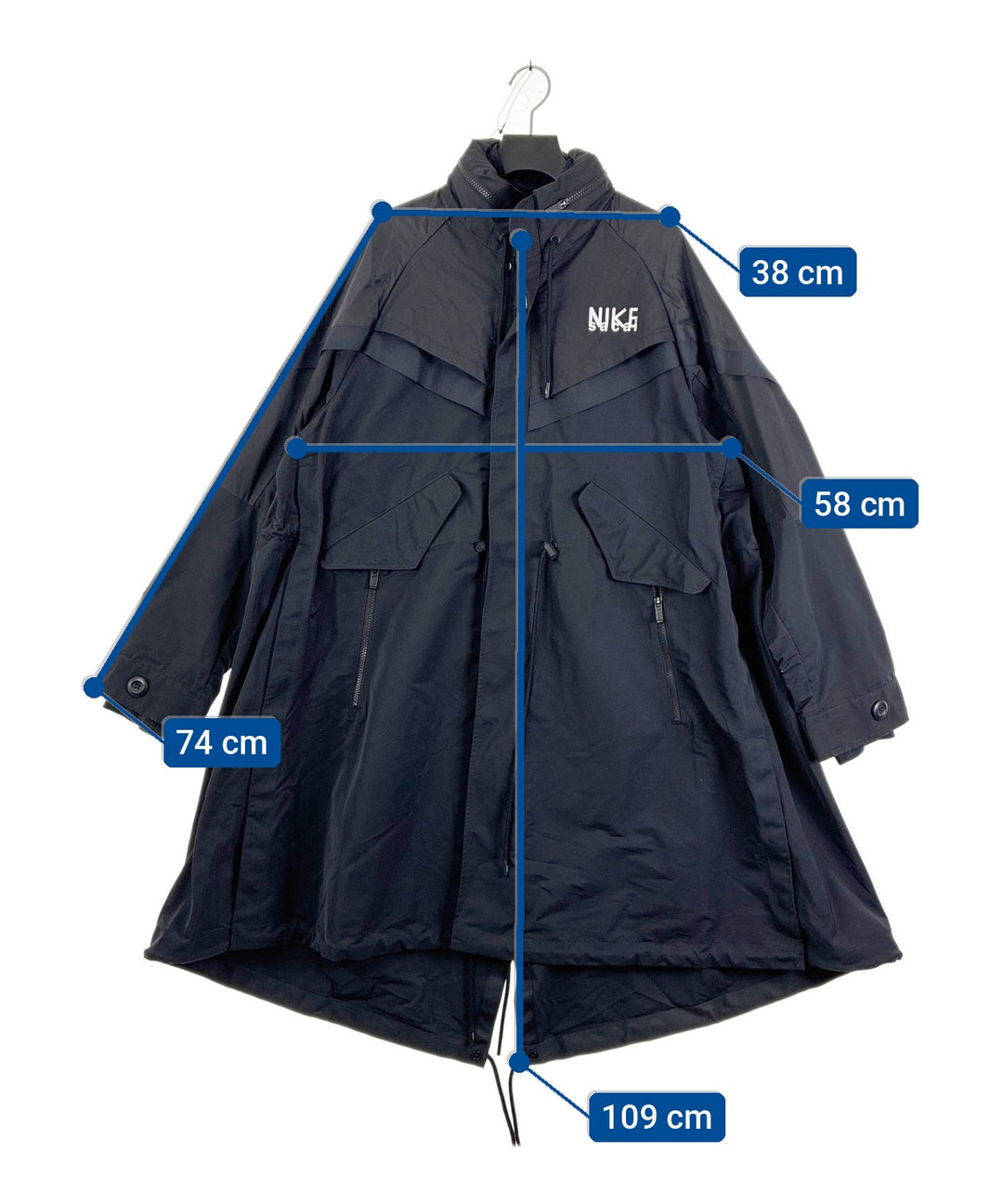 sacai เสื้อโค้ท