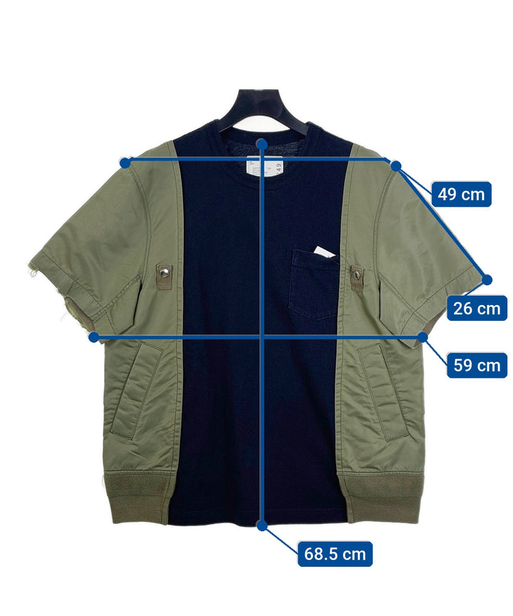 sacai เสื้อยืด/เสื้อท็อปส์