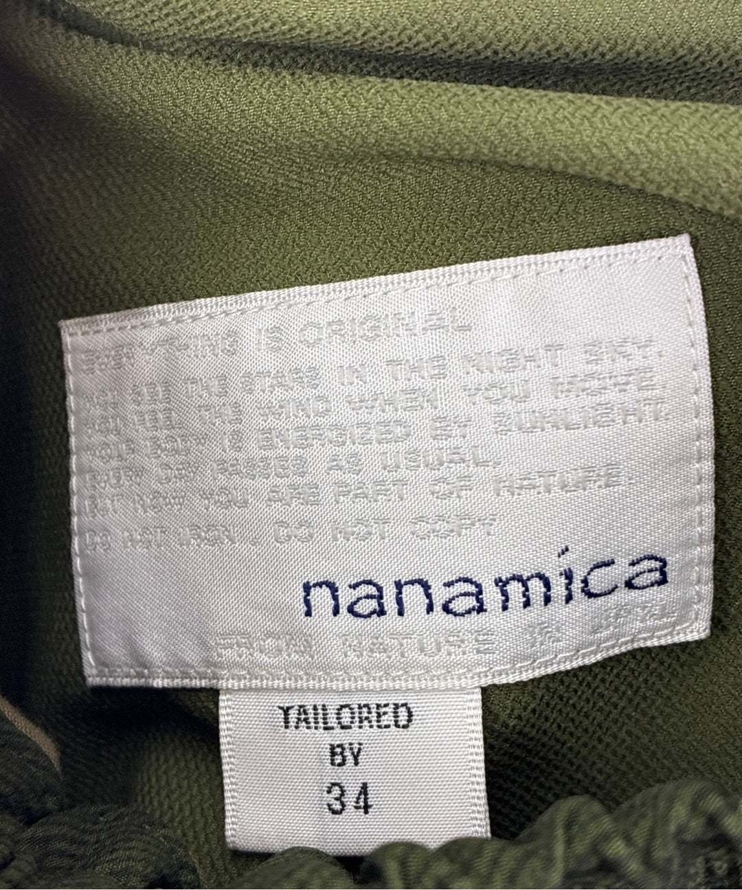 nanamica กางเกงขายาว