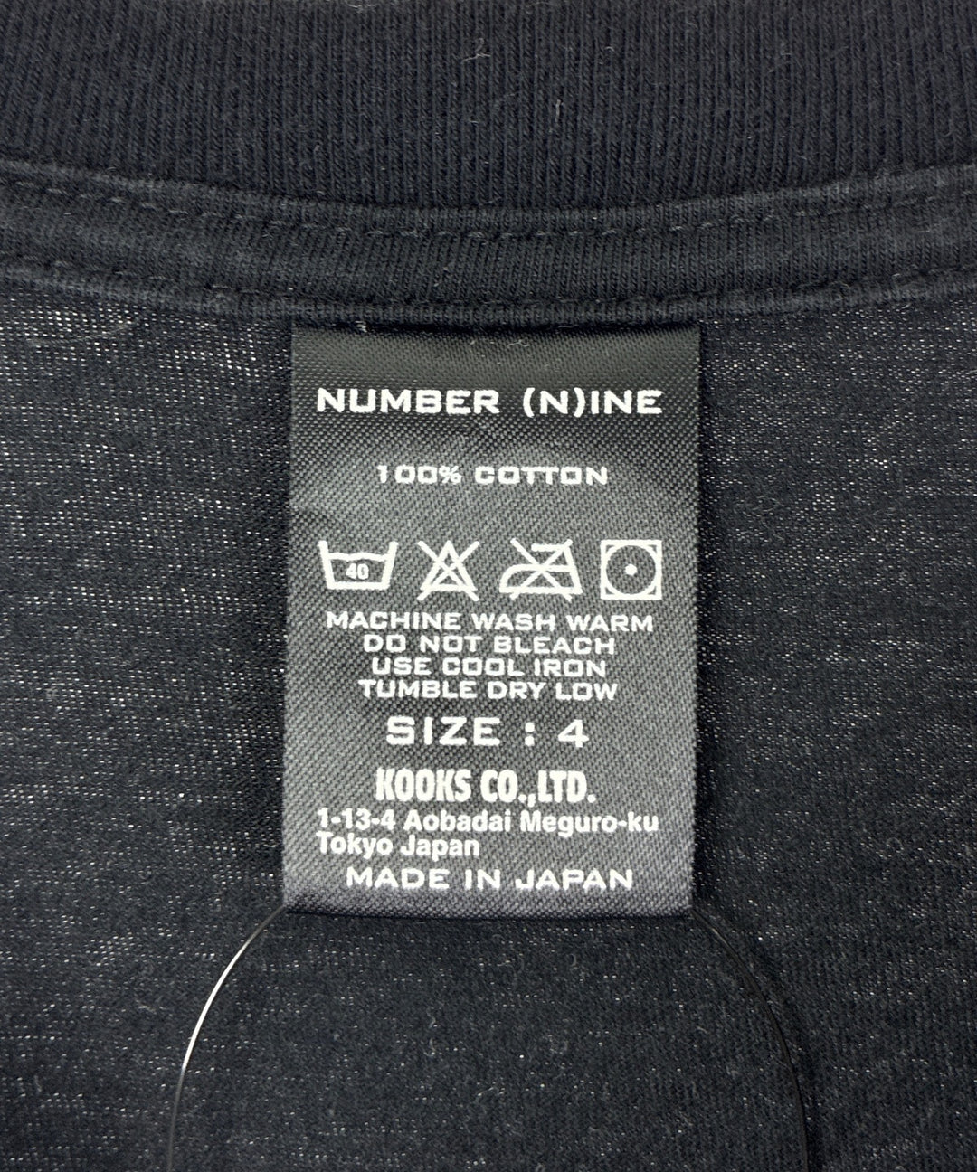 NUMBER NINE เสื้อยืด/เสื้อท็อปส์