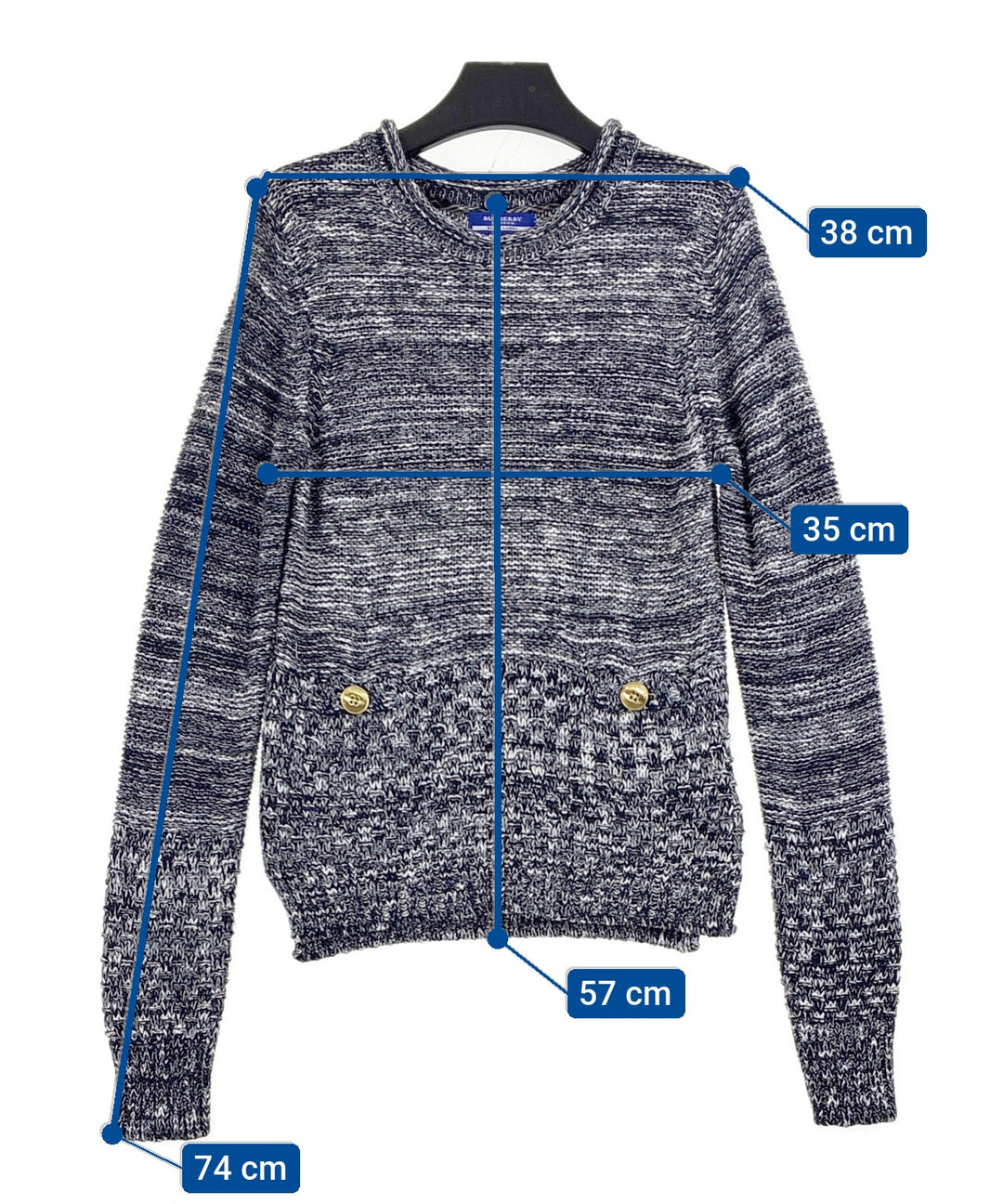 BURBERRY BLUE LABEL เสื้อกันหนาว