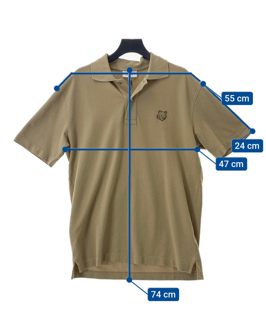 MAISON KITSUNE เสื้อโปโล