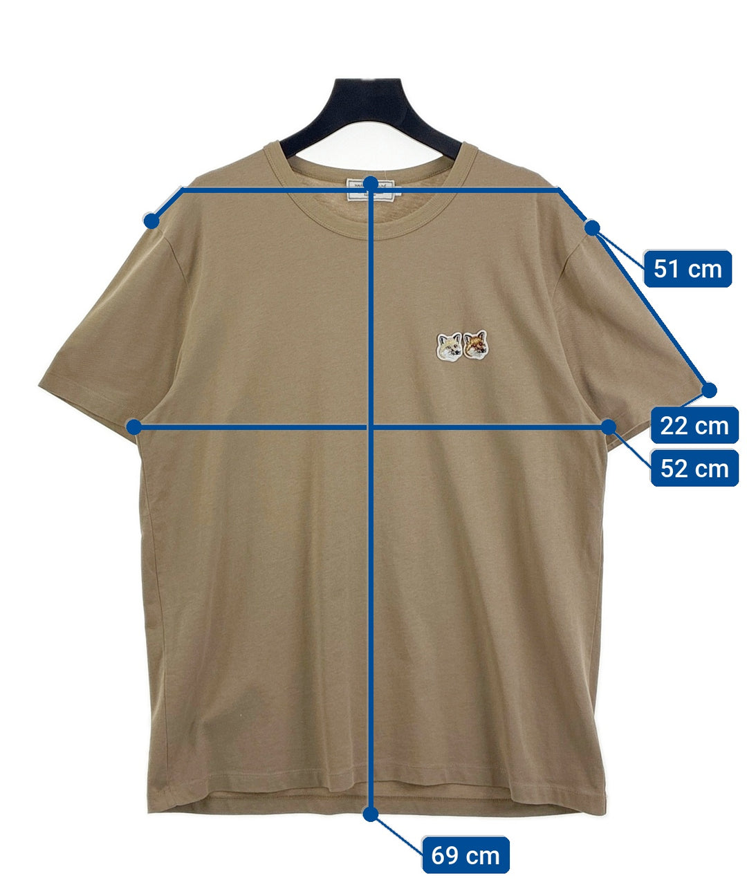 MAISON KITSUNE เสื้อยืด/เสื้อท็อปส์