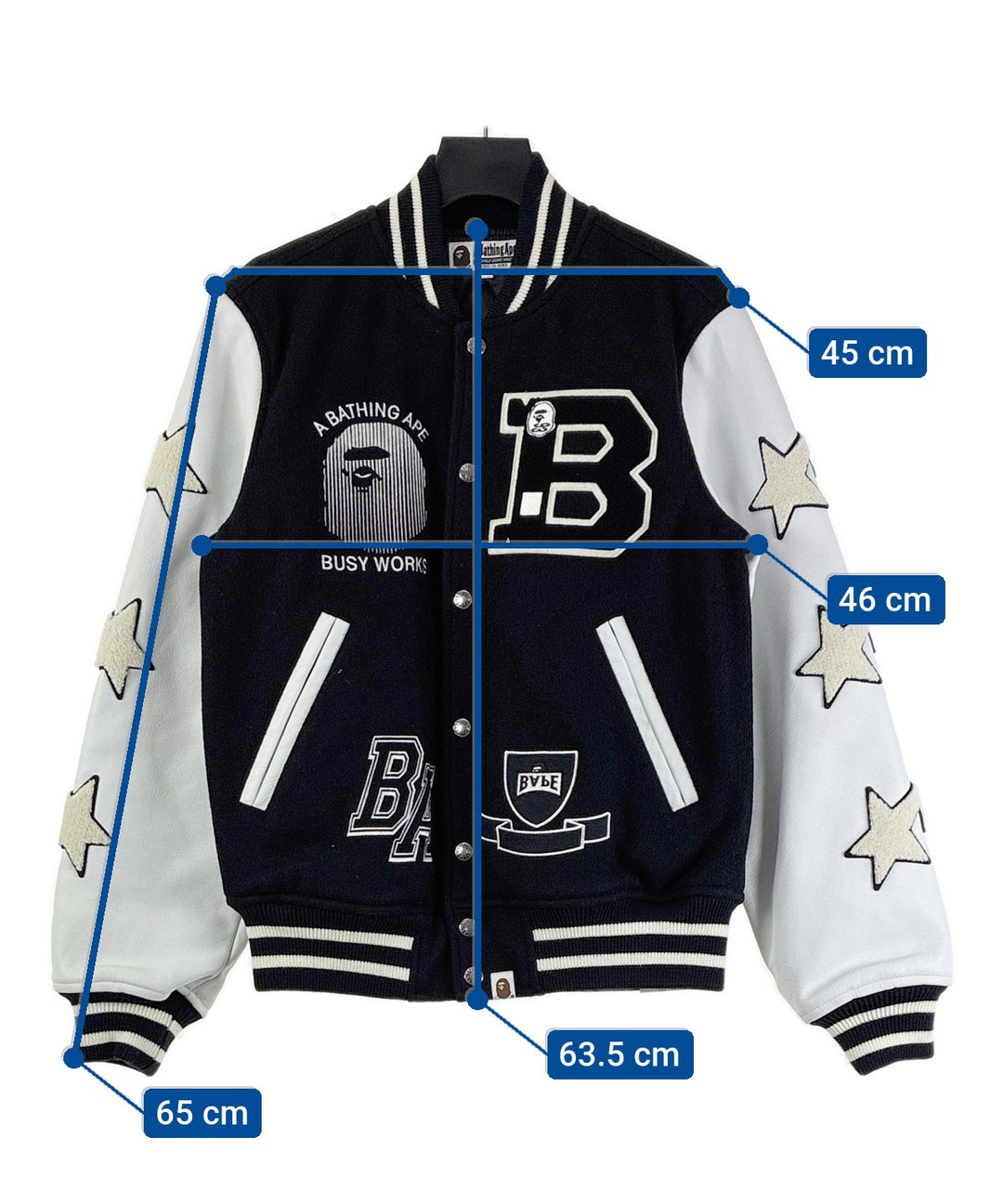 A BATHING APE แจ็คเก็ตสนามกีฬา