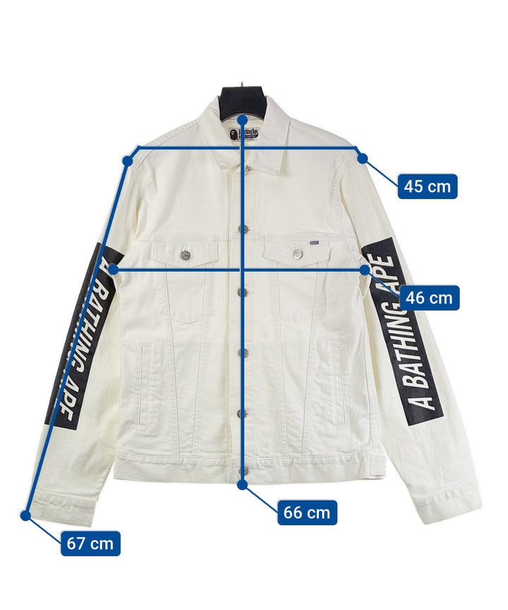 A BATHING APE แจ็คเก็ตยีนส์
