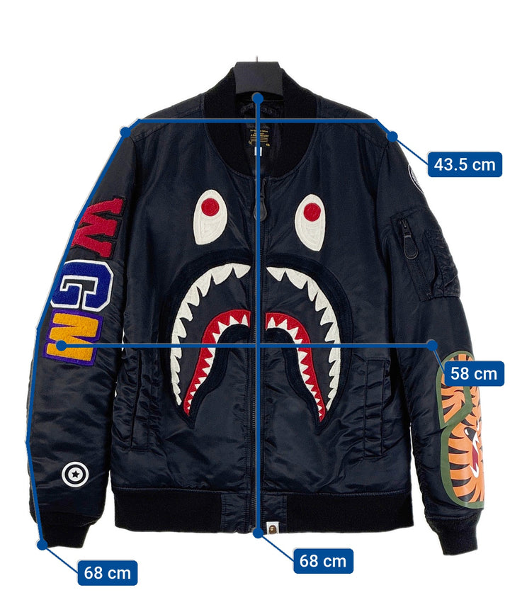 A BATHING APE แจ็คเก็ตสนามกีฬา