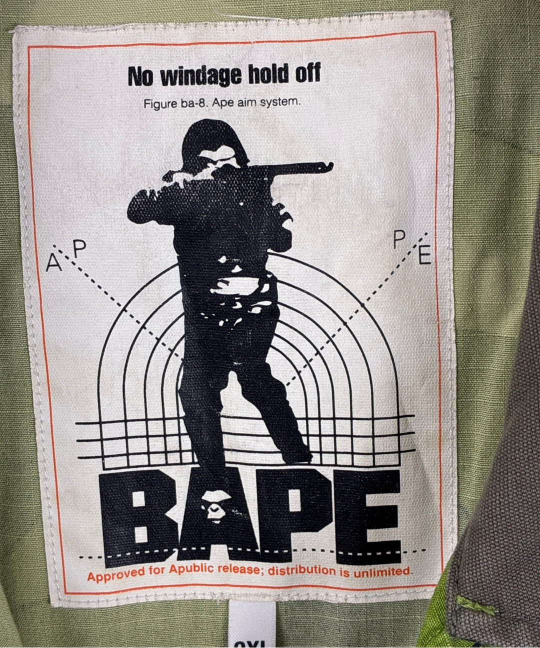 A BATHING APE แจ็คเก็ตทำงาน