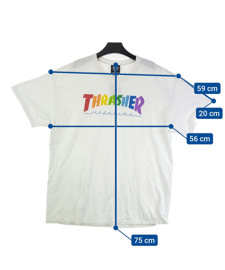THRASHER เสื้อยืด/เสื้อท็อปส์