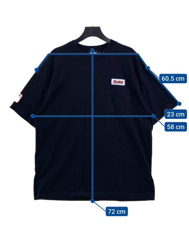X-LARGE เสื้อยืด/เสื้อท็อปส์