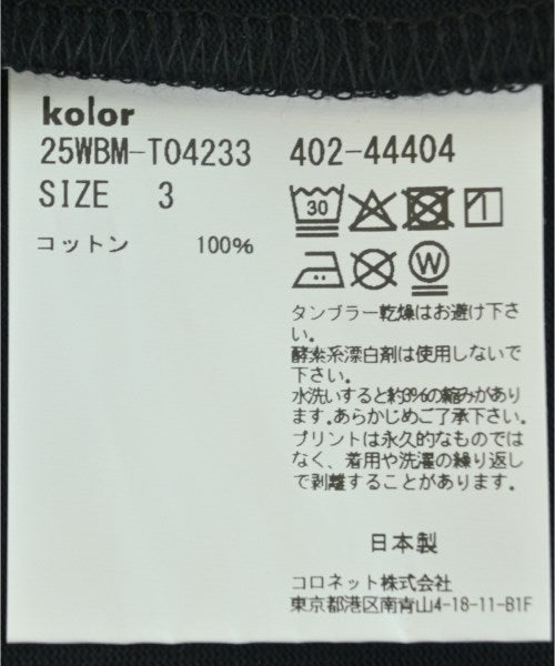kolor/BEACON เสื้อยืด/เสื้อท็อปส์