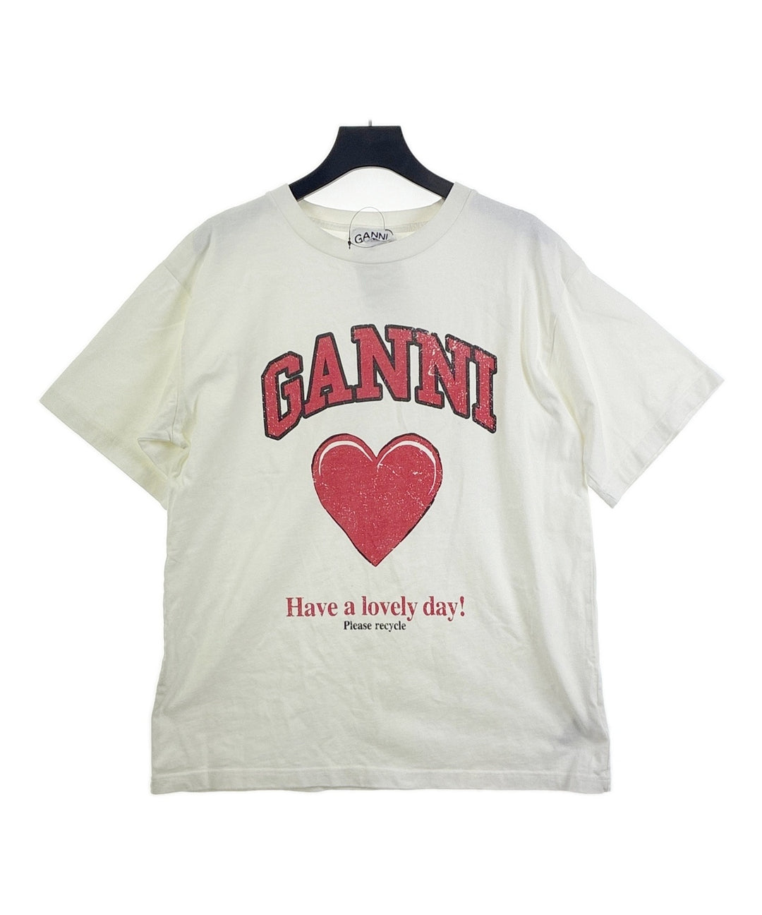 Ganni เสื้อยืด/เสื้อท็อปส์