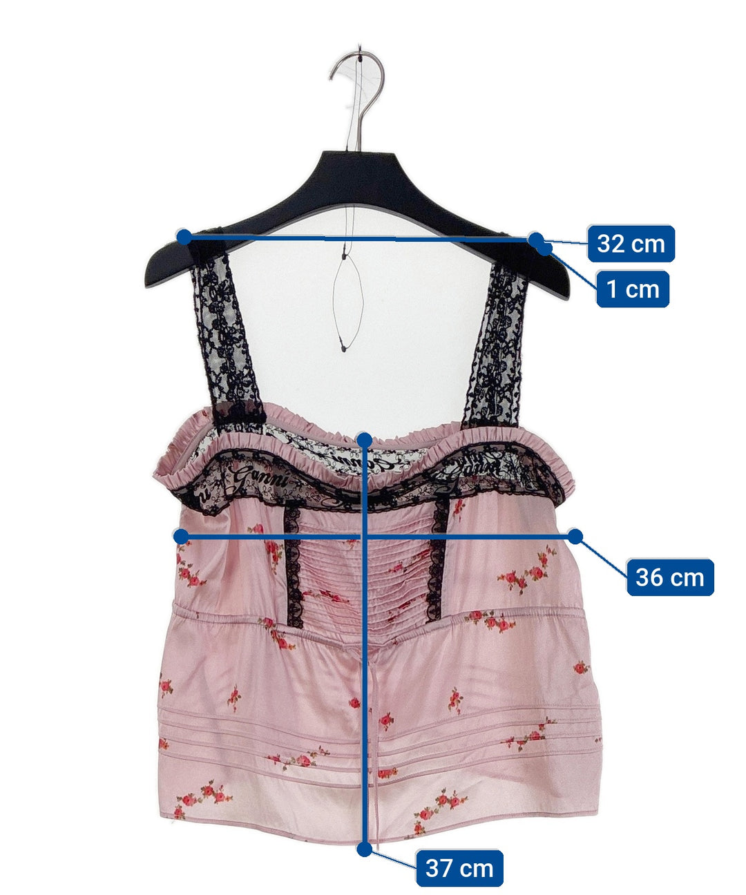 Ganni เสื้อสายเดี่ยว