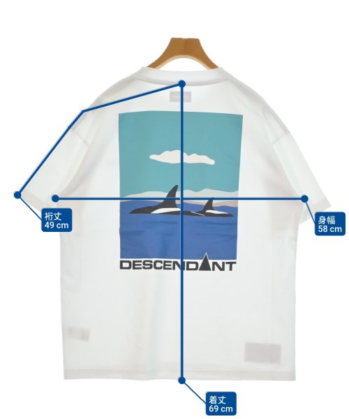 DESCENDANT เสื้อยืด/เสื้อท็อปส์