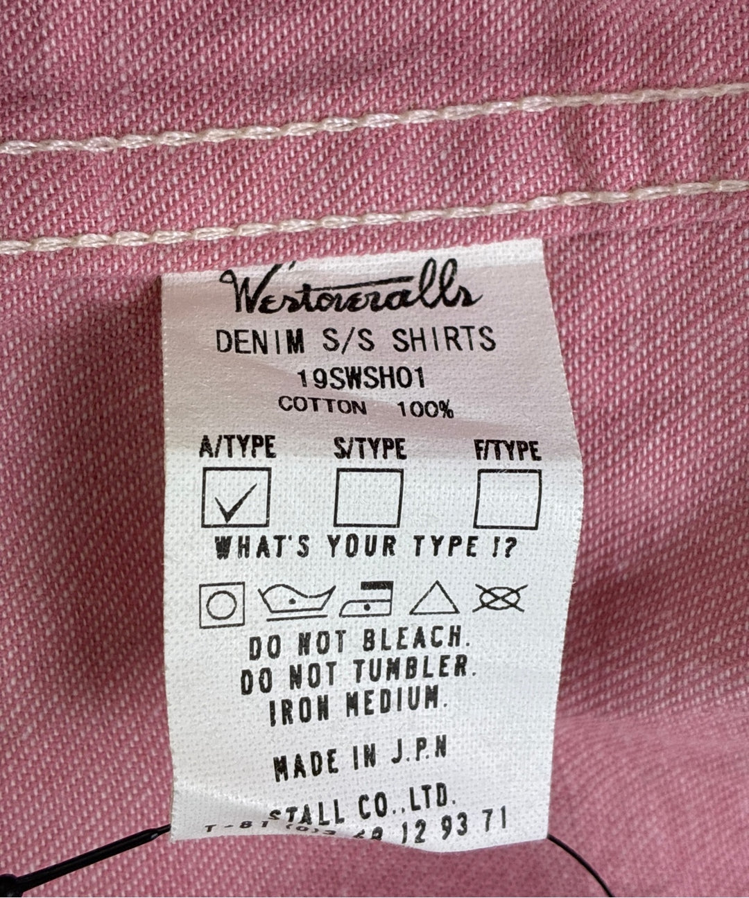 WESTOVERALLS เสื้อลำลอง