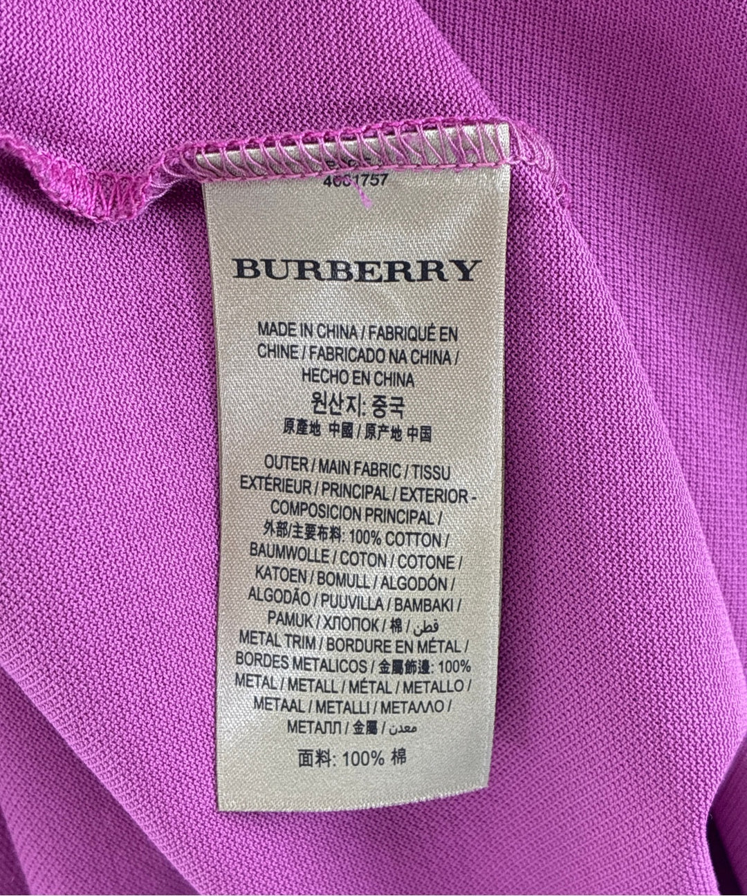 BURBERRY เสื้อโปโล
