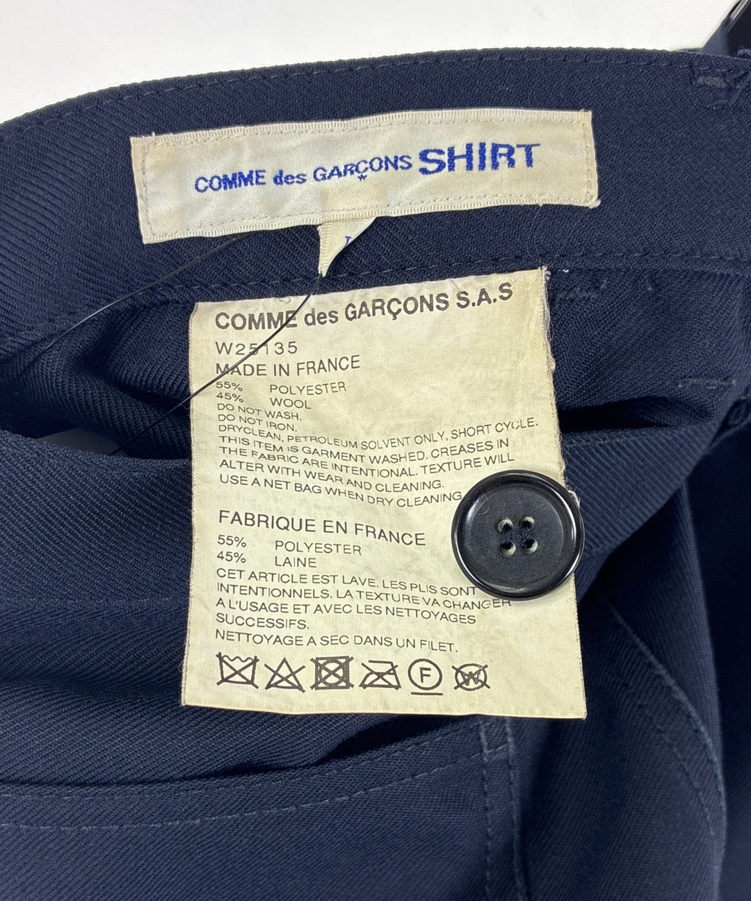 COMME des GARCONS SHIRT กางเกงขายาว