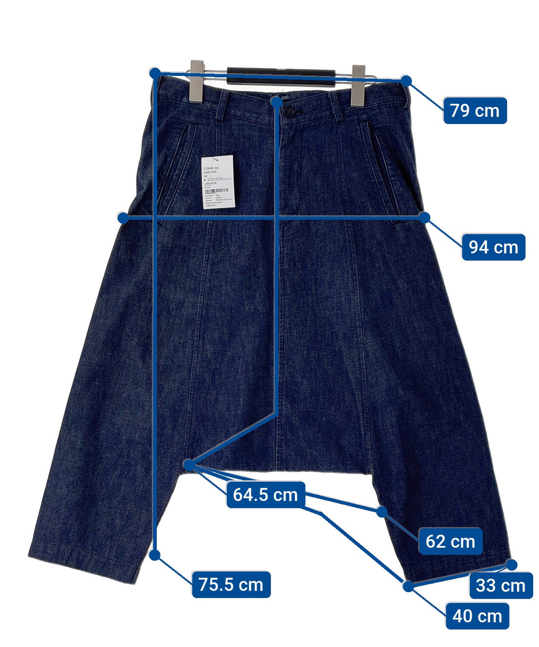 COMME des GARCONS กางเกง 5 ส่วน